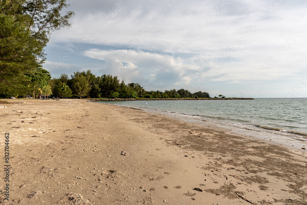 beach and port of the Federal Territory of Labuan city in Malaysia