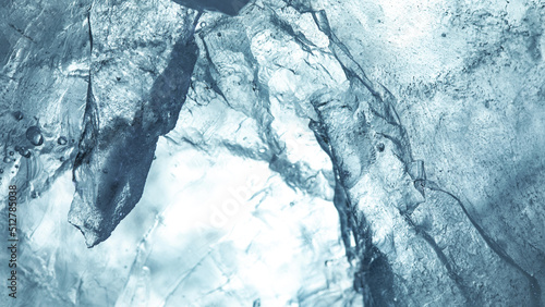 Abstract ice texture. A net...