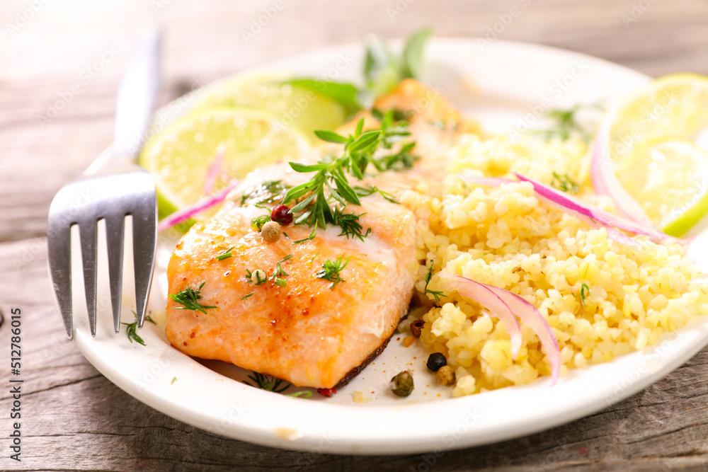 baked salmon fillet and cereal baked salmon fillet and cereal