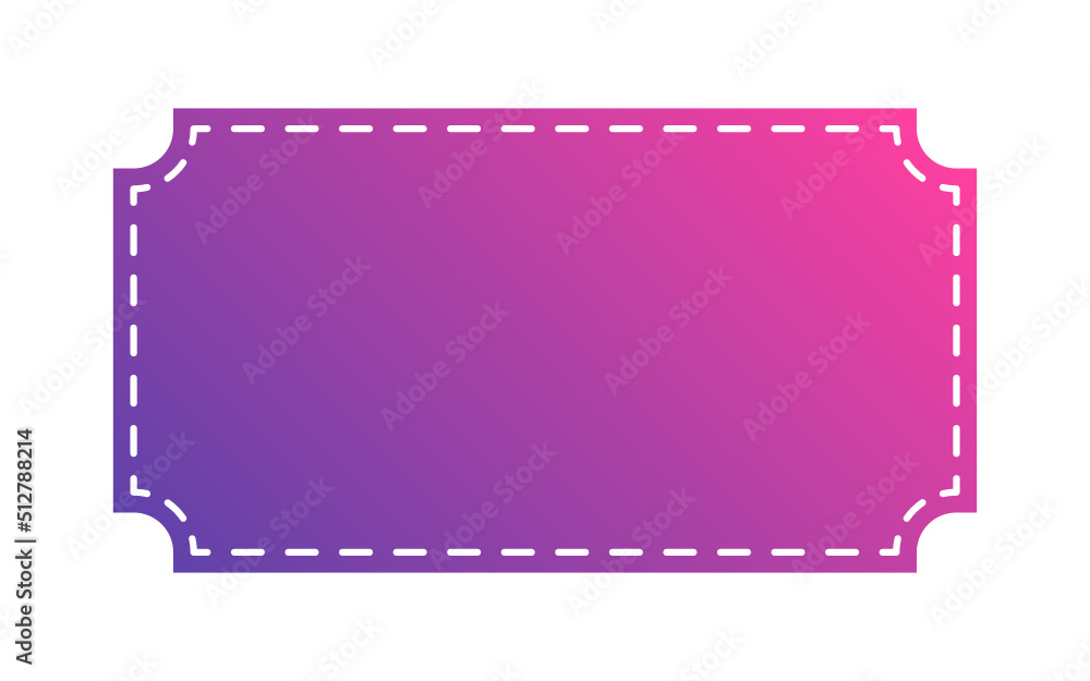 gradient ticket text box gradient ticket text box