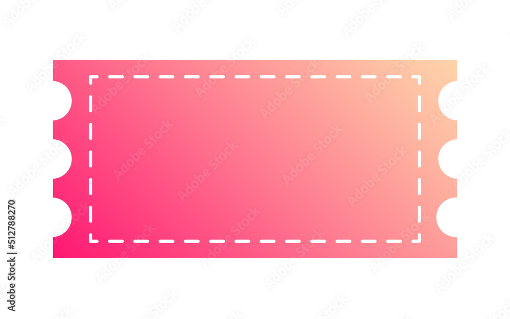 gradient ticket text box gradient ticket text box