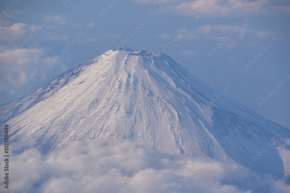 The view of Mount Fuji