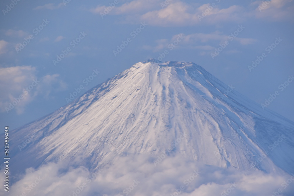 The view of Mount Fuji