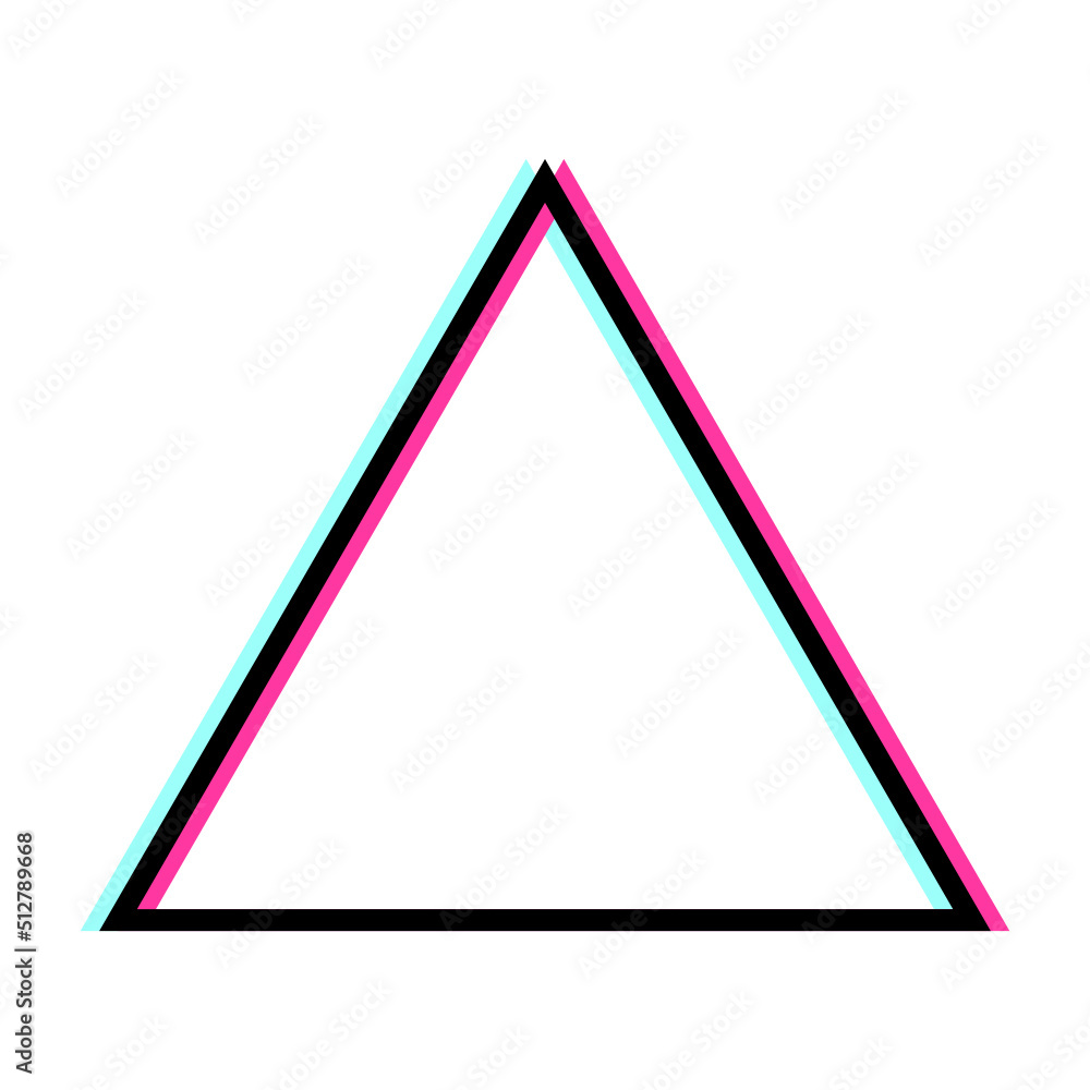 glitch triangle frame
glitch triangle frame