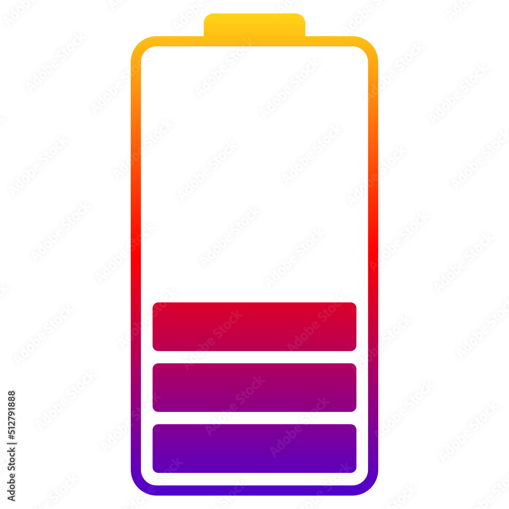 gradient battery levels gradient battery levels