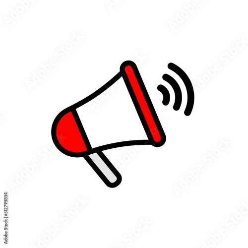 loud speaker icon Megaphone isolated