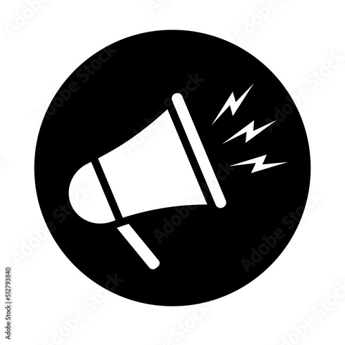 loud speaker icon Megaphone isolated