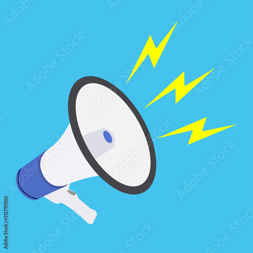 loud speaker icon Megaphone isolated