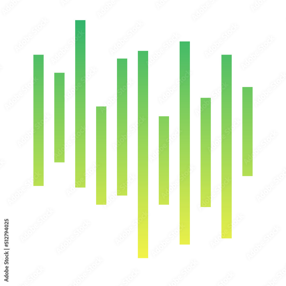 gradient music wave