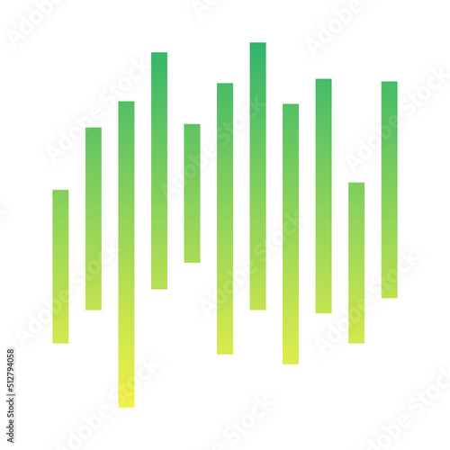 gradient music wave