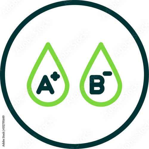 Blood Types Icon