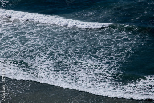 Abstraction in ocean water at the beach