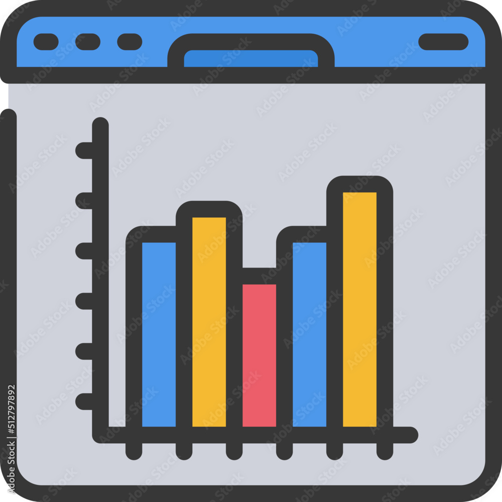 Obraz premium Website Data Icon