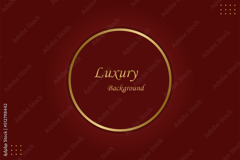 Red Abstract Luxury Background. Vector Illustration, Minimalist simple design