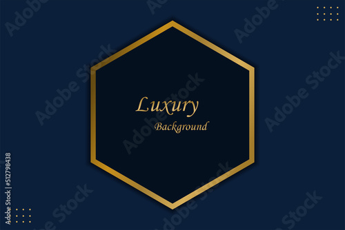 Blue Abstract Luxury Background. Vector Illustration, Minimalist simple design
