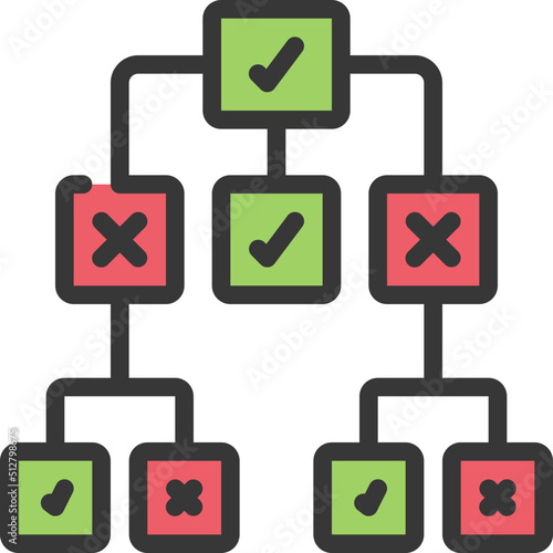 Decision Tree Icon