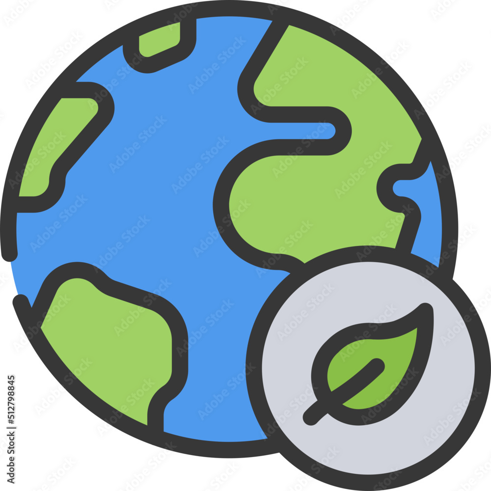 Eco Globe Icon Eco Globe Icon