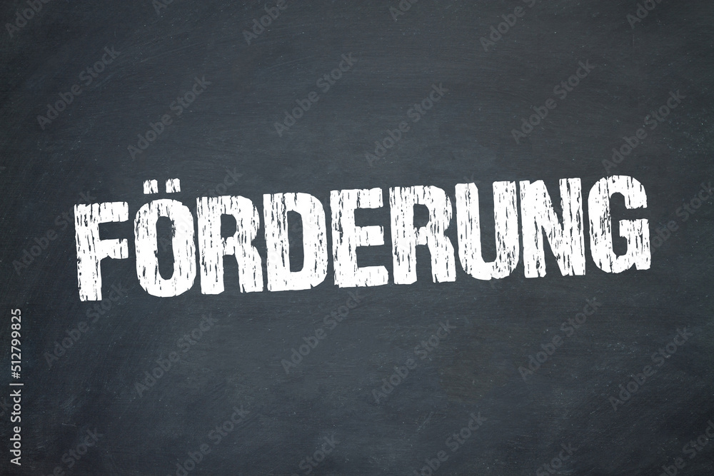 Obraz premium Förderung