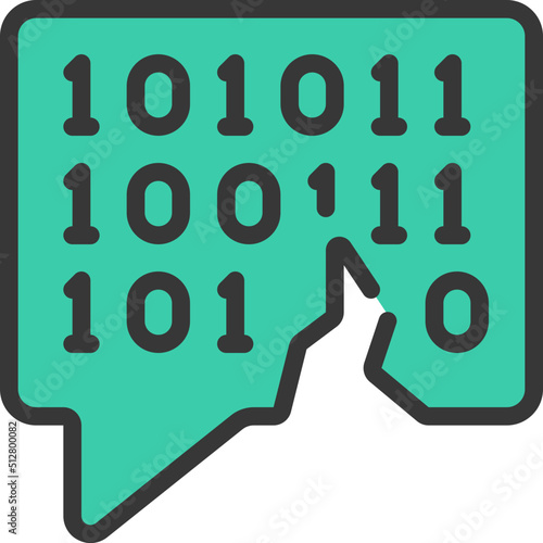 Break Coded Message Icon