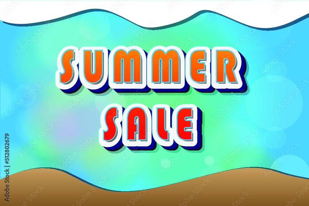summer poster text effect summer poster text effect