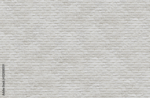 Leinwand Poster background of white old brick wall