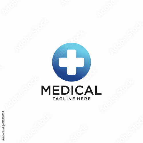Medic Clean Logo Template Design Vector