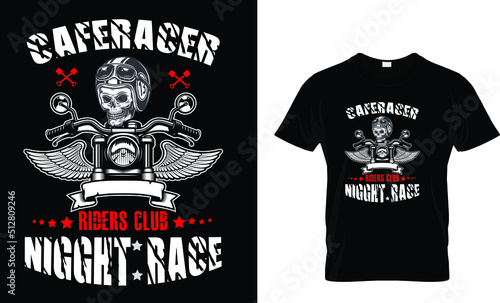 Fotografie, Obraz Cape racer riders club….  t-shirt design template