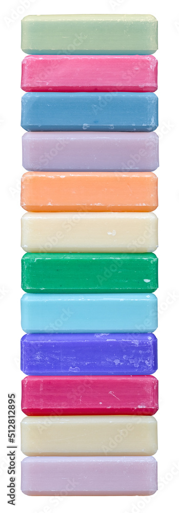 Isolated Stack Of Luxury Marseille Soaps Isolated Stack Of Luxury Marseille Soaps