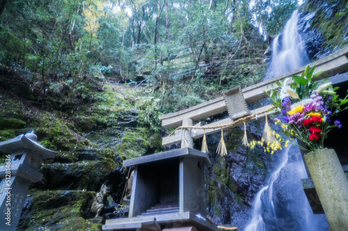 The mysterious Kuya Falls at the foot of Mt. Atago in Kyoto
 photo