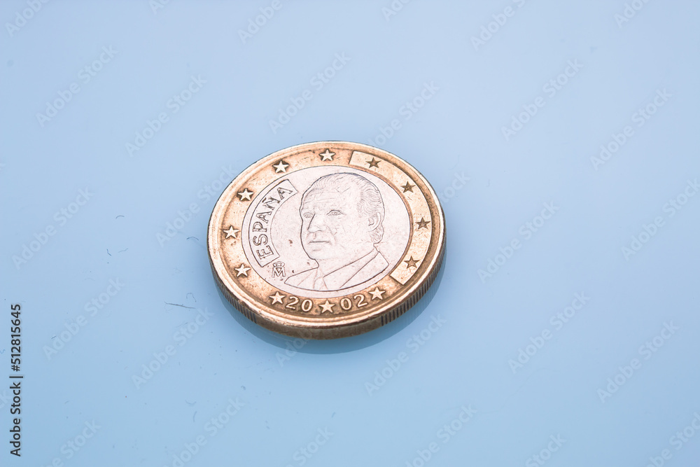 One euro coin on the back, money, business