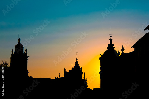 Fotografia Skyline da cidade de Braga ao Por-do-sol, Minho | Portugal