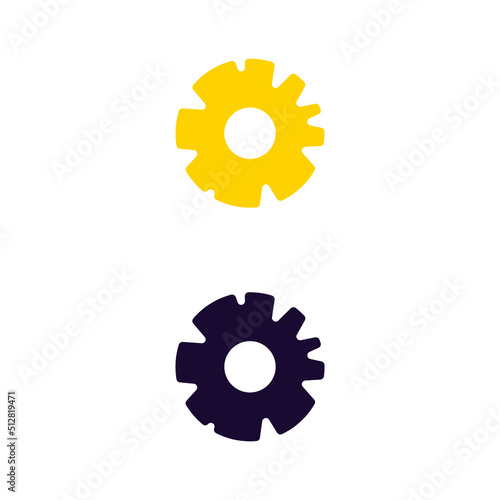pineapple slice fruit logo vector illustration design template