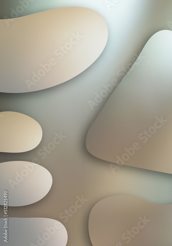 Abstract metallic background. Silver smooth texture.