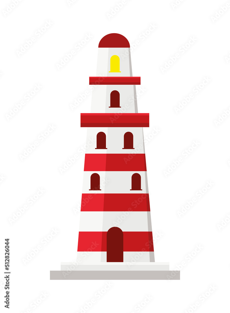 lighthouse landmark icon