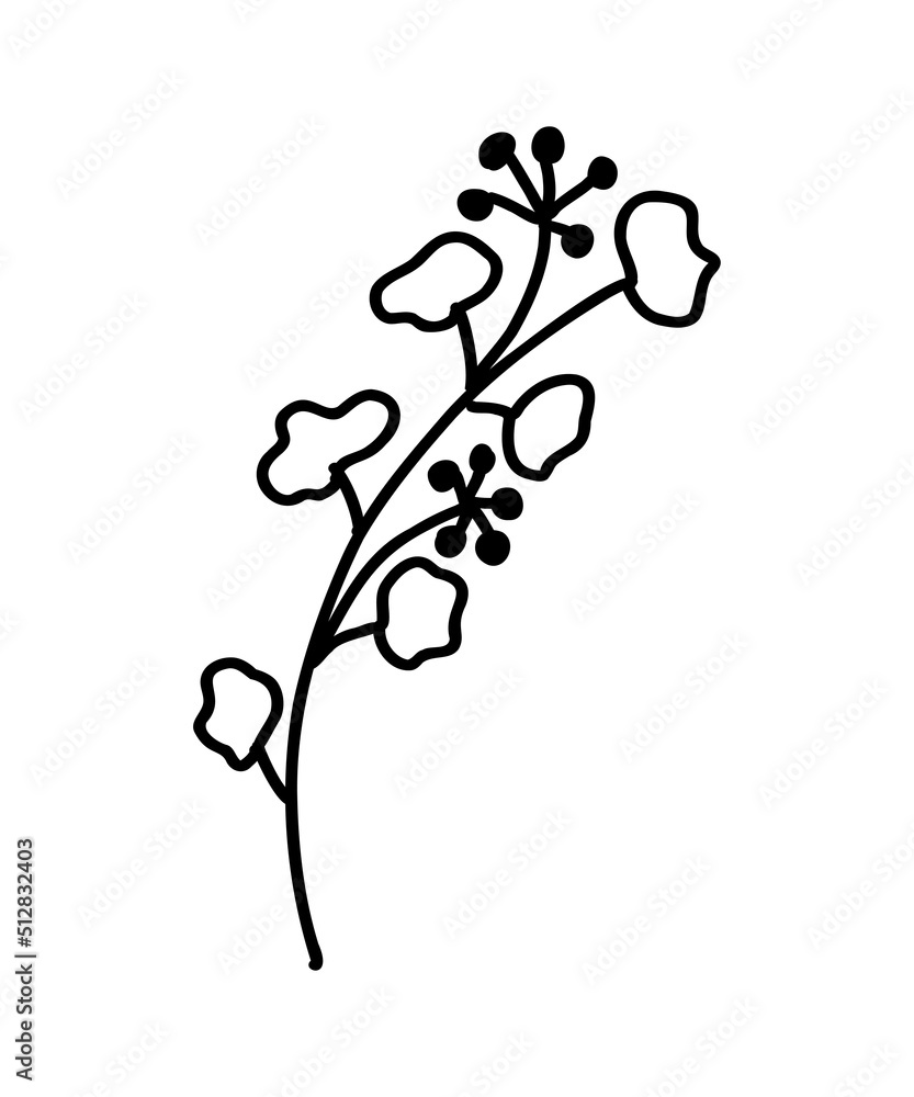 Flower icon. Trendy contour vector illustration of flower for web sites and mobile applications. Botanical logo outline drawing. Thin line doodle style. Flower icon. Trendy contour vector illustration of flower for web sites and mobile applications. Botanical logo outline drawing. Thin line doodle style.