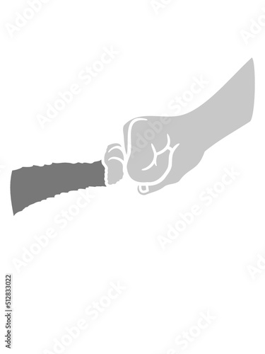 Pfote Fist Pump Katze 