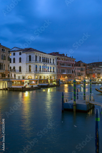 The Grand Canal in Venice on a summer evening © skovalsky