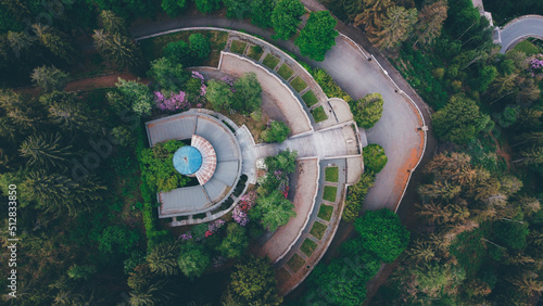 Photos Aerial high angle view of The Monumental Cemetery of Craviolo, in the Province of Biella, Piedmont, Italy