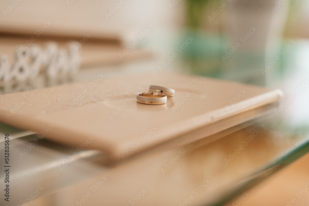 Wedding rings on wedding day Wedding rings on wedding day