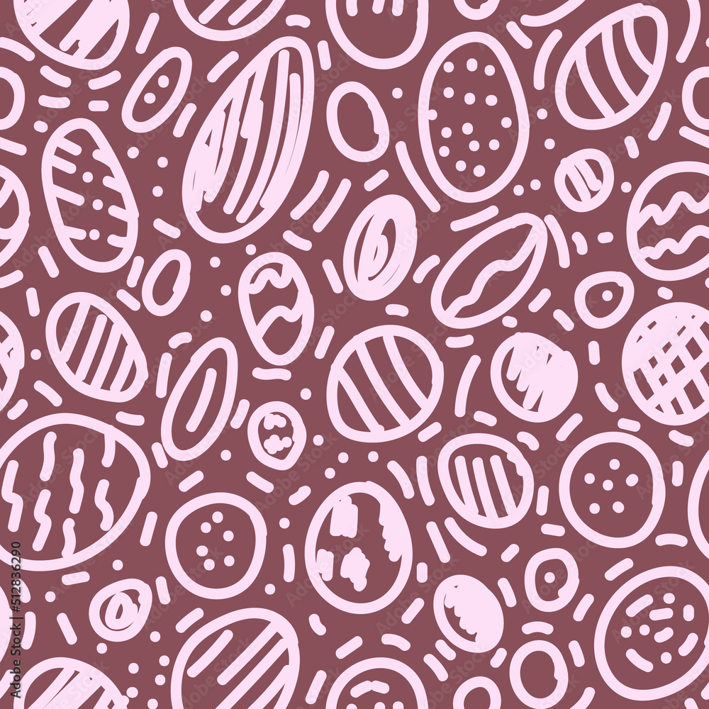 Various lines and shapes seamless pattern. Doodle style. Creative scribble symbol endless wallpaper. Various lines and shapes seamless pattern. Doodle style. Creative scribble symbol endless wallpaper.