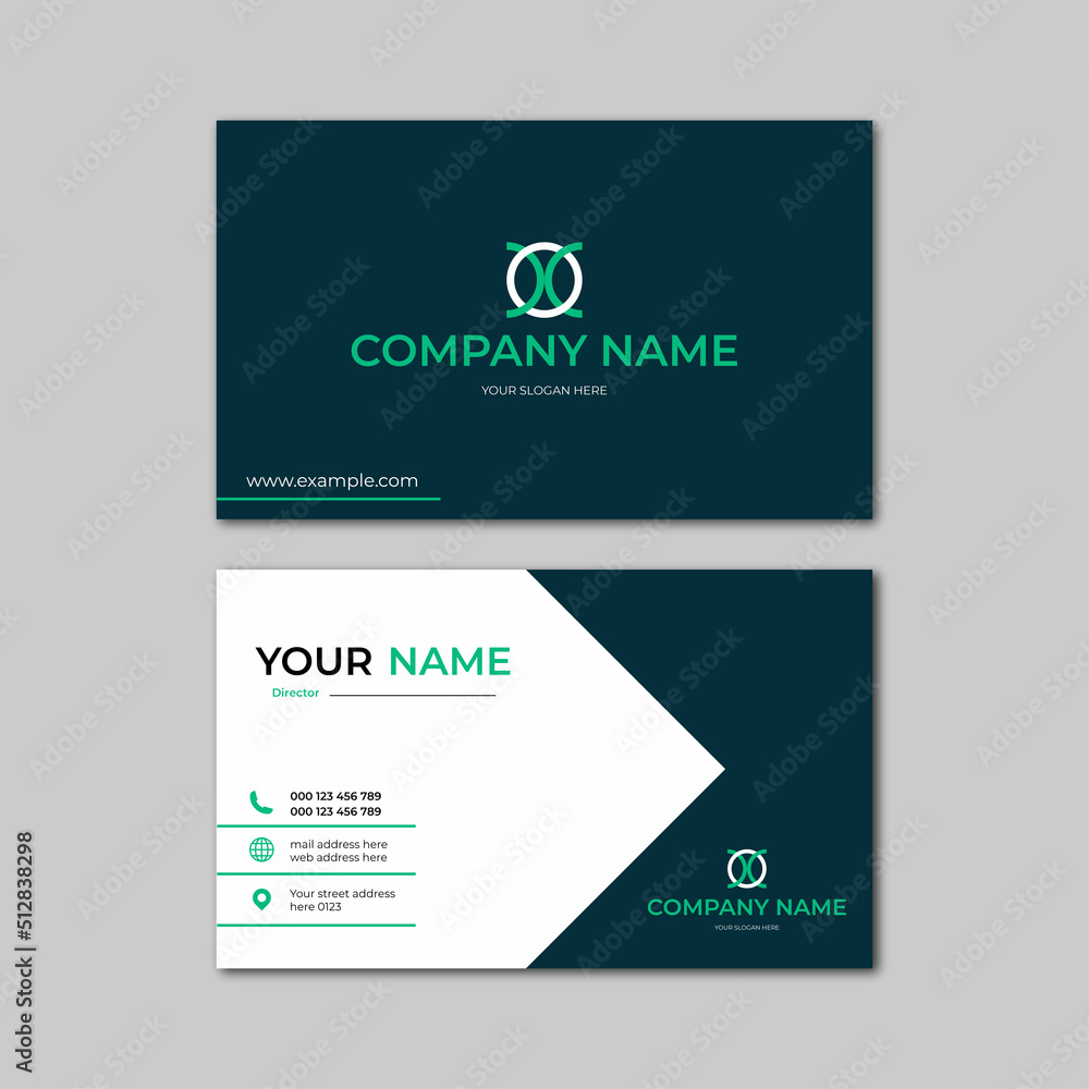 elegant modern business card design elegant modern business card design
