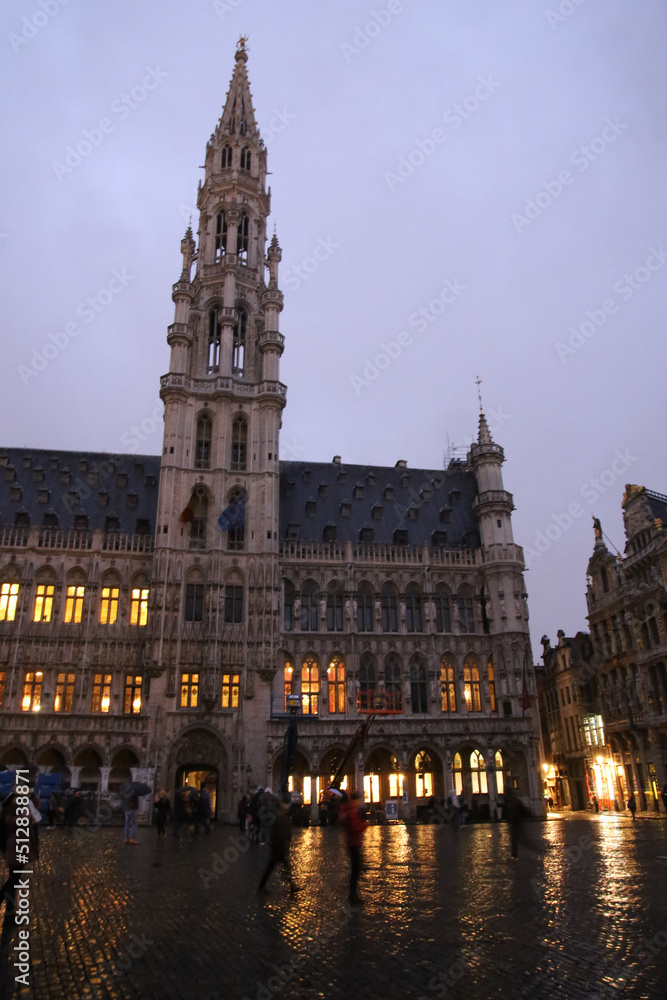 Fototapeta premium belgium town square