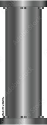 Metallic pipes clipart design illustration