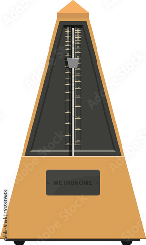 Metronome clipart design illustration