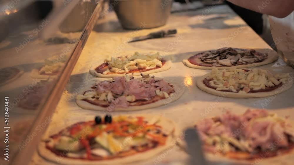 Pizzaiolo making pizza Pizzaiolo making pizza