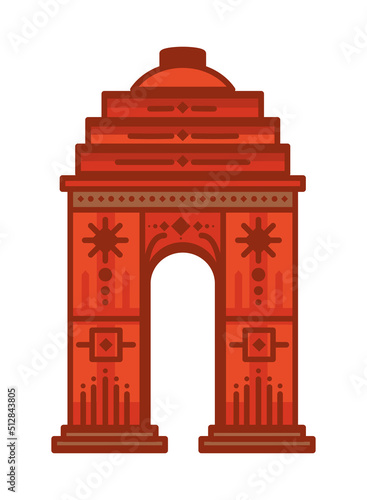 india gate famous