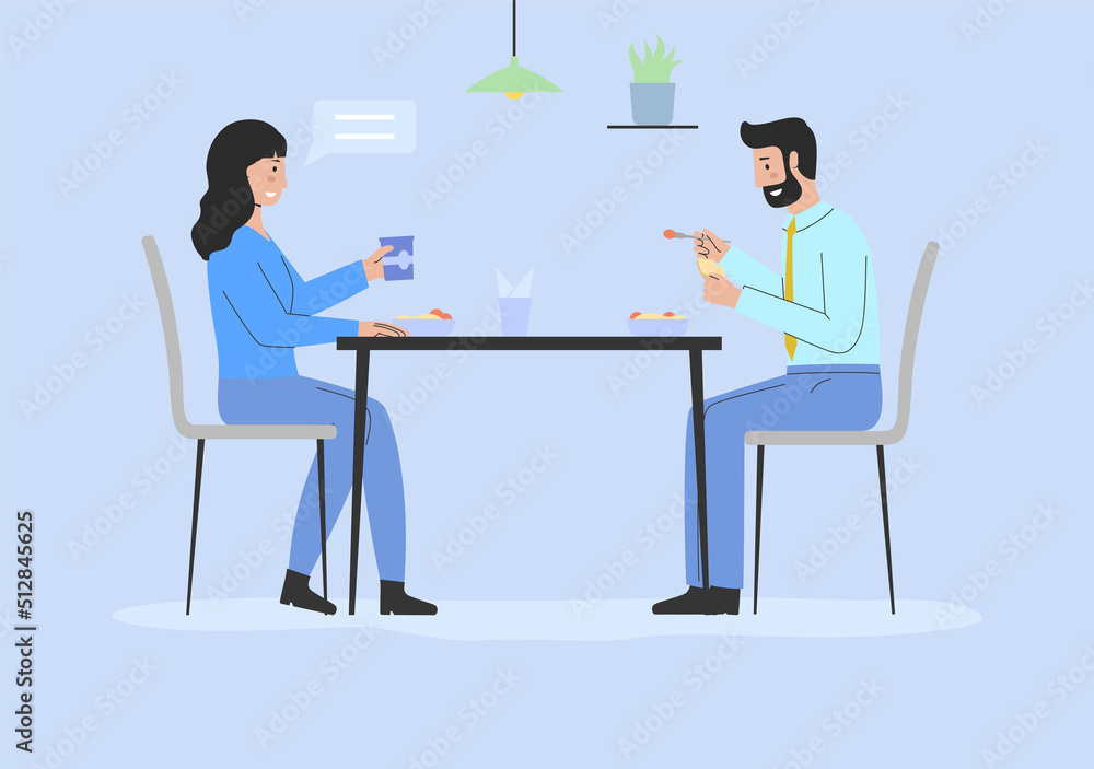 Concept Of Relationship, Spending Time And Date. People Sit at Cafe Table. Happy Man And Woman In Love Spend Time Together Eating Tasty Dinner In Fashion Restaurant. Cartoon Flat Vector Illustration Concept Of Relationship, Spending Time And Date. People Sit at Cafe Table. Happy Man And Woman In Love Spend Time Together Eating Tasty Dinner In Fashion Restaurant. Cartoon Flat Vector Illustration
