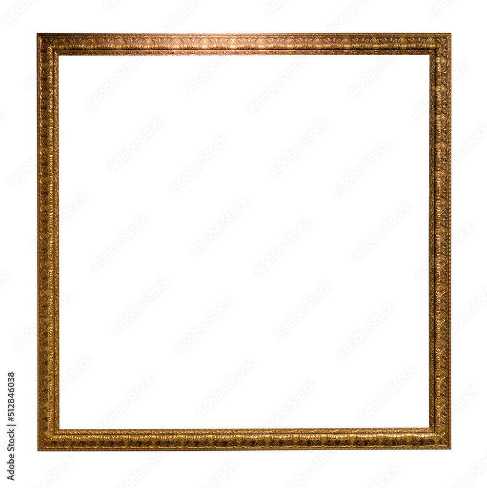 square narrow carved bronze picture frame cutout square narrow carved bronze picture frame cutout