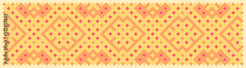 Multicolor truchet tiling connections illustration