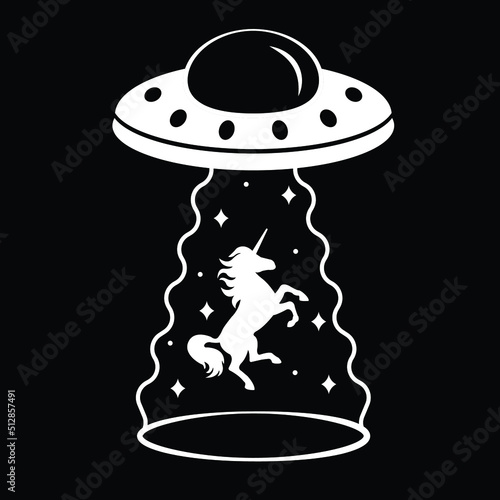 Alien Unicorn Abduction 
